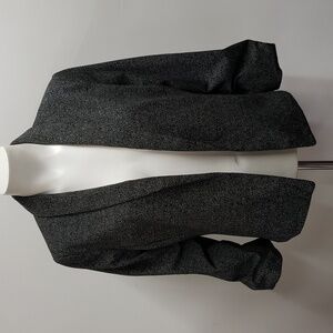 Ann Taylor Factory Ruched Sleeve Blazer Women's Size Medium Office Careerwear